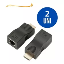 Adaptador Extensor Hdmi Cabo Rj45 Transmissão 30m