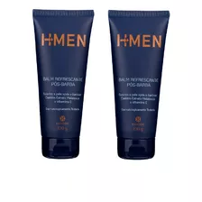 Balm Refrescante Pós Barba H-men 100g Hinode - Kit Com 2und