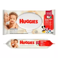 Toalha Lenços Umedecidos Huggies Supreme Care C/3un