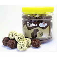 Vitrolero Trufas De Chocolate Con Granillo Blanco Y Obscuro