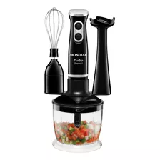 Mixer Turbo 3 Em 1 Triturador Batedor Mondial 350w M14 Preto