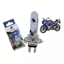 Lampada Farol De Led H4 Moto 125/150cc Efeito Xenon 8000k