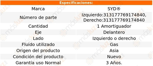 (1) Amortiguador Del Gas Der O Izq Passport Honda 94/95 Syd Foto 2