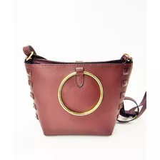 Bolsa Crossbody Para Mujer Color Vino Arizona Bordo Moda