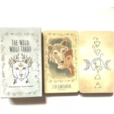 Cartas De Baralho Wolf Tarot Deck Board Game Fate