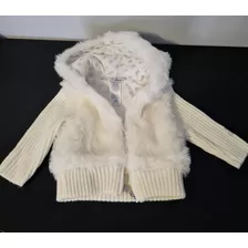 Campera Bebe Guess Original 12 Meses Tipo Peluche. Unica