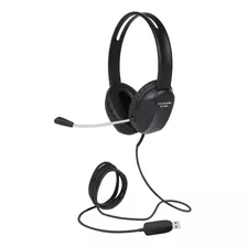 Auriculares Usb Estéreo Cyber ??acoustics (ac-4006), Con Pc