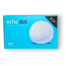 Amazon Echo Dot 5ta Gen. Con Relog Asist. Alexa Voice Blanco