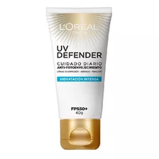 Crema Hidratante Loreal Uv Defender Hidratación Intensa 40ml