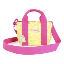 Bolsa Tote Cloe Chica Textil Para Niña Rubber De Logotipo