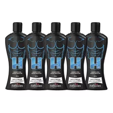 Kit - 5 Sabonete Intimo Masculino Vegano H Ice Refrescante