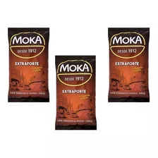 Café Torrado E Moído Extraforte Moka Pacote 500g Kit C/3