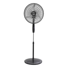 Ventilador De Pie Liliana Vpd20r Negro3 Palas De Metal 20 