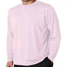 Camiseta Masculina Manga Longa Linha Confort 100% Algodão