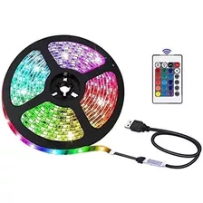 Tira De Luces Led Rgb 5050 Ledstar 5mts C/control Remoto