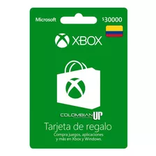 Tarjeta De Xbox $30.000 Pesos Para Cuenta Colombiana