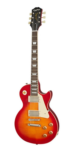 Guitarra Elétrica EpiPhone Les Paul Standard 1959 De  Mogno Aged Dark Cherry Burst Brilhante Com Diapasão De Louro Indiano