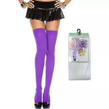 Calcetines Halloween Fiesta Panty Medias Mujer Unicolor