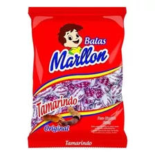 Pacote De Bala Dura Sabor Tamarindo - 600g - Marllon