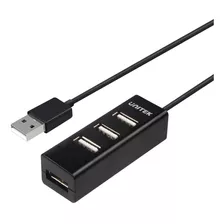 Hub Usb 2.0 4 Puertos Cable Largo De 80cm Calidad