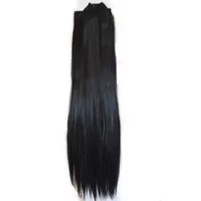 Cabelo Alongamento Aplique Tic Tac Preto Fibra Japonesa 60cm