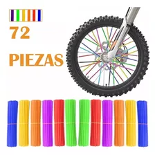 Bicicleta De Motocross Popotes Cubre Rayos De 24 Cm Y 72 Uni