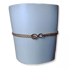 Pulsera Mujer Fashion Con Dije Infinito Dorado 