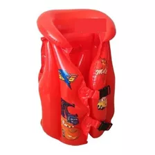 Chaleco Salvavidas Inflable Infantil Niños Dibujos Cars 