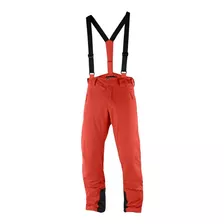 Pantalon Esquí Salomon Iceglory Rojo Hombre Lc1003200