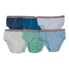 Kit 6 Cueca Infantil Menino 1 6 Anos Cuecas Slip Desflade