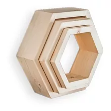 Estante Hexagonal X3 Unidades