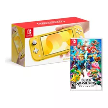 Consola Nintendo Switch Lite + Super Smash Bros Ultimate