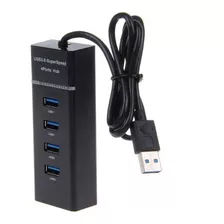 Hub Usb 3.0 4 Puertos De 5 Gbps Cable 30 Cm Rf. 303