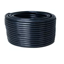 Mangueira Para Irrigação Plastica 1/2 - Rolo C/ 100m Cor Preta