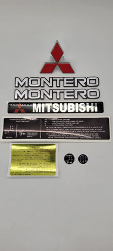 Foto de Mitsubishi Montero Emblemas Calcomanias