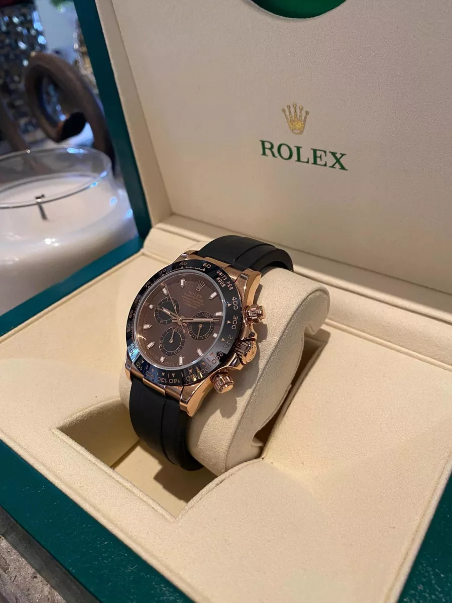 Reloj Rolex Daytona Oysterflex Everose Clone 1:1