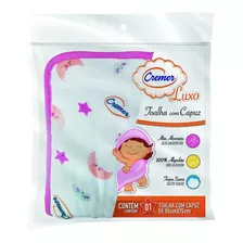 Toalha Banho Com Capuz Cremer Luxo Meninas