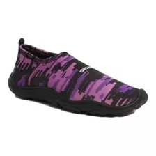 Zapato Acuatico Svago Modelo Camuflaje Color Morado