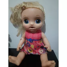 Boneca Baby Alive Doces Lágrimas Loira Em Português 