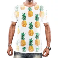 Camiseta Camisa Estampa De Abacaxi Pineapple Fruta Moda Hd 7