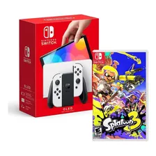 Consola Nintendo Switch Oled Blanco + Splatoon 3