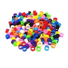 Honbay 200pcs Color De La Mezcla 8mm Anillo De Pie Bandas Cl