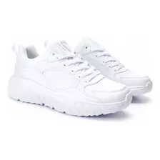 Zapatilla Total Blanca Towers Mujer Atomik Color Blanco Diseño De La Tela Liso Talle 40 Ar