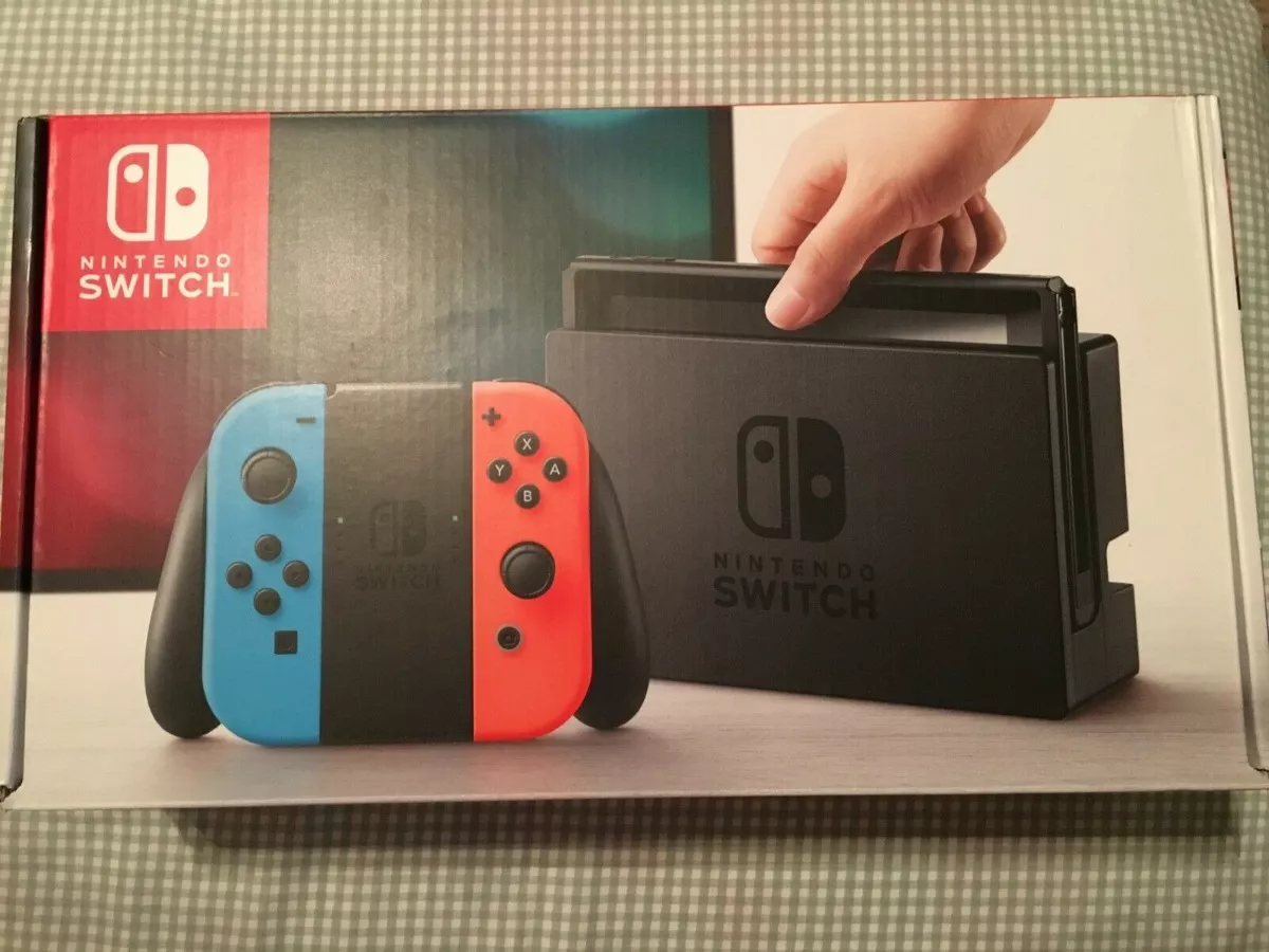 Nintendo Switch Con Joy-con Azul Neón Y Rojo Gris 32gb Model
