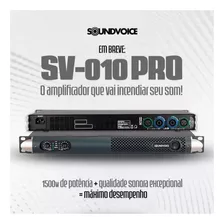 Amplificador Alta Potencia Soundvoice Slim 1500wrms 220v