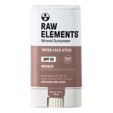 Raw Elements Tinted Face Stick - Protector Solar Mineral Tot