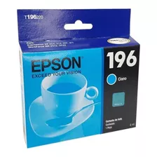 Cartucho Tinta Original Epson 196 T196220 Ciano Xp-401 Xp201