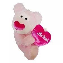 Peluche Oso Rosa Corazon Be Mine 50cm Walmart