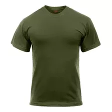 Camiseta Militar Manga Corta Olive Drab