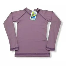 Kit 3 Blusa Camisa Proteção Uv50+ Infantil Cores Lisas